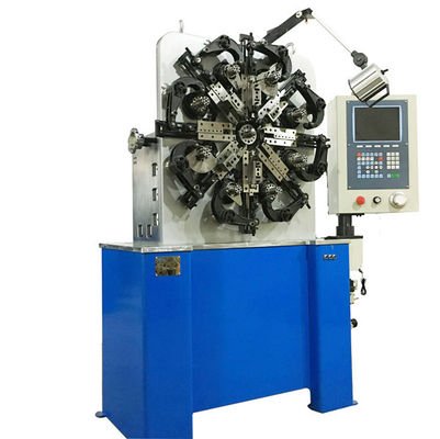 Mesin CNC Musim Semi Coiling Biru, Mesin Coil Berliku Kecil Sertifikasi CE