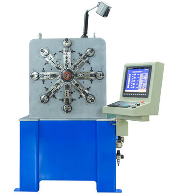 11 Axis Camless CNC Spring Membuat Mesin Dengan Spinner Motor, Kinerja Stabil