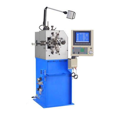 0,1-0,8mm CNC Spring Making Machine, 6 sumbu, tingkat produksi 800pcs / min