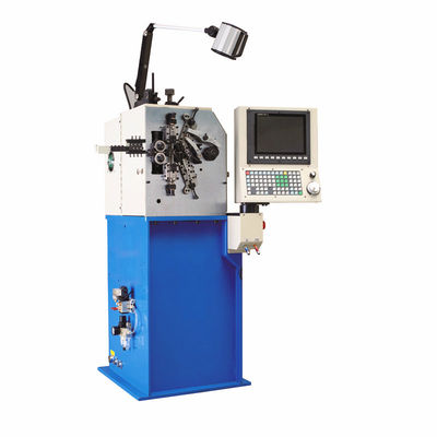 0,1-0,8mm CNC Spring Making Machine, 6 sumbu, tingkat produksi 800pcs / min