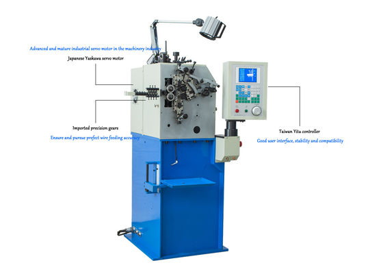 XD-208 Pegas Coiler Kecepatan Tinggi Memproduksi Berbagai Pegas Kecil Dalam 0.8mm