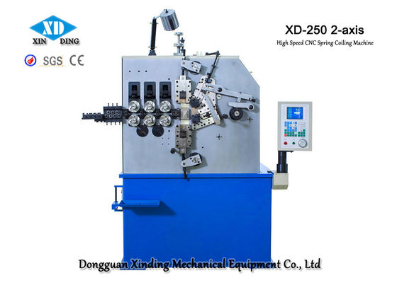XD-250 2-Axis Spring Coiling Machine Menghasilkan Mata Air Kompresi 2.0mm Sampai 5.0mm
