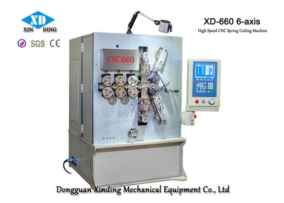 XD-660 6-Axis Kecepatan Tinggi CNC Spring Coiling Machine Untuk Membuat Mata Air Presisi