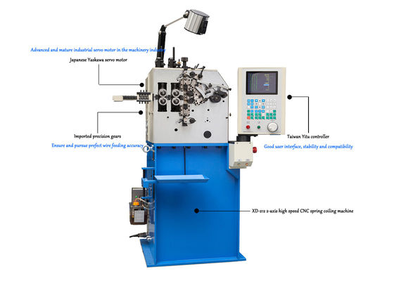 XD-212 Spring Coiling Machine Secara Efisien Menghasilkan Segala Macam Nozzle Spring