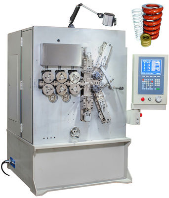 Computerized CNC Big Compression Spring Coiling Machine Dengan Six Axis Grey White