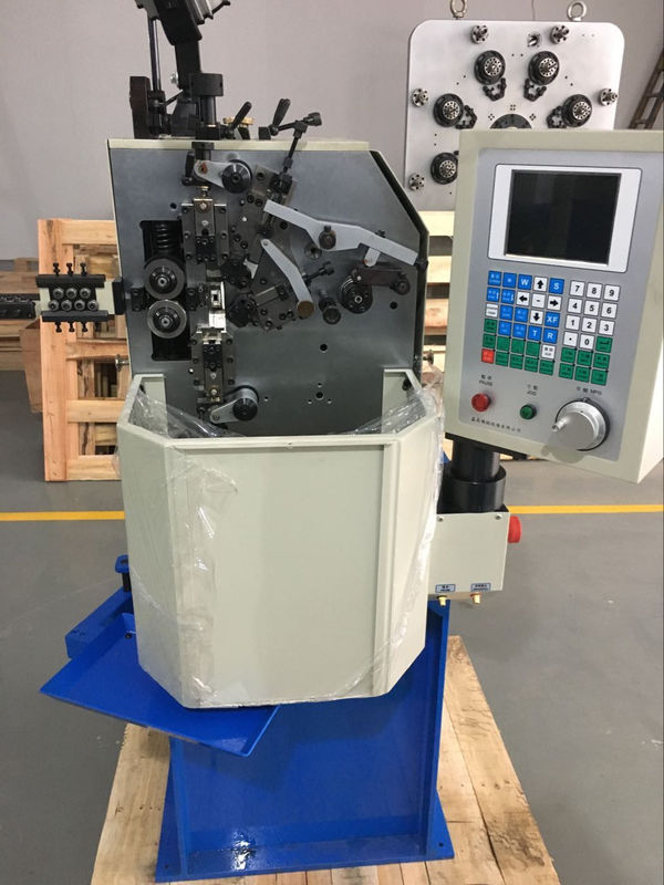 2-3 Aixs CNC Compression Spring Coiling Machine Dengan Kapasitas Kawat 0,07-0,80mm