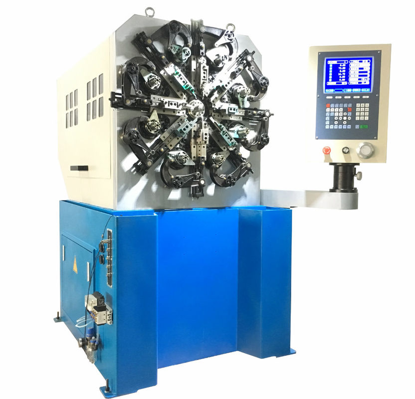 Presisi Tinggi 5 Axis CNC Spring Forming Machine Dengan Wire Rotation Dan Spinner