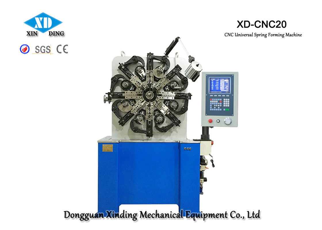 Mesin Pegas Torsi XD-CNC20 3 Sumbu Dengan Rentang Diameter Kawat 0,3 mm hingga 2,3 mm