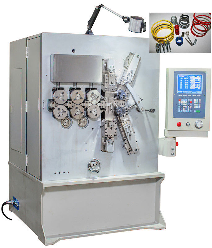 2.00 - 6.00mm Lima Sumbu CNC Coil Mesin Musim Semi Dengan Sistem Gerak Servo