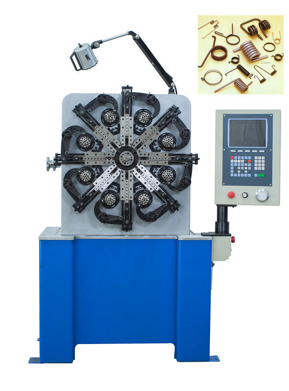 3 - Axis Universal CNC Spring Membentuk Mesin Untuk Kawat Baja 100pcs / min Kecepatan Tinggi