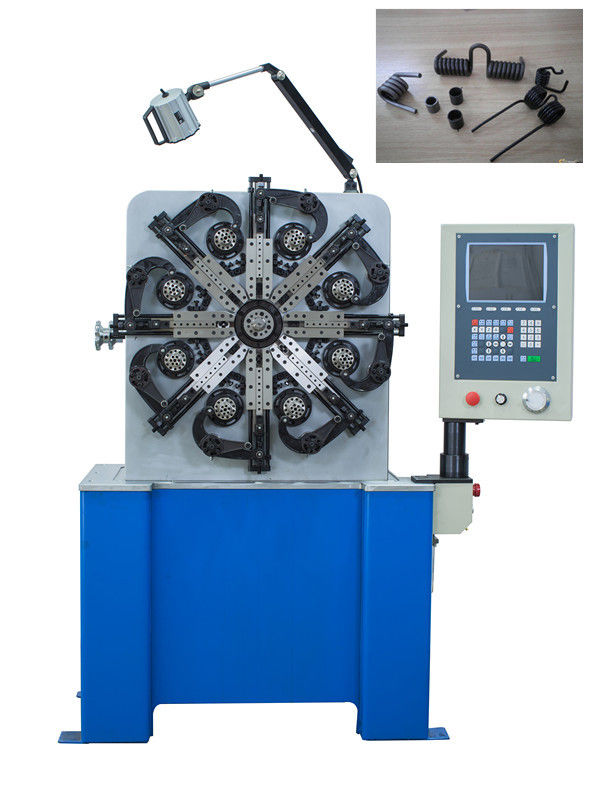 Tiga Axis Universal Torsion Spring Coiling Mesin 2.7 KW / Spring Making Machinery